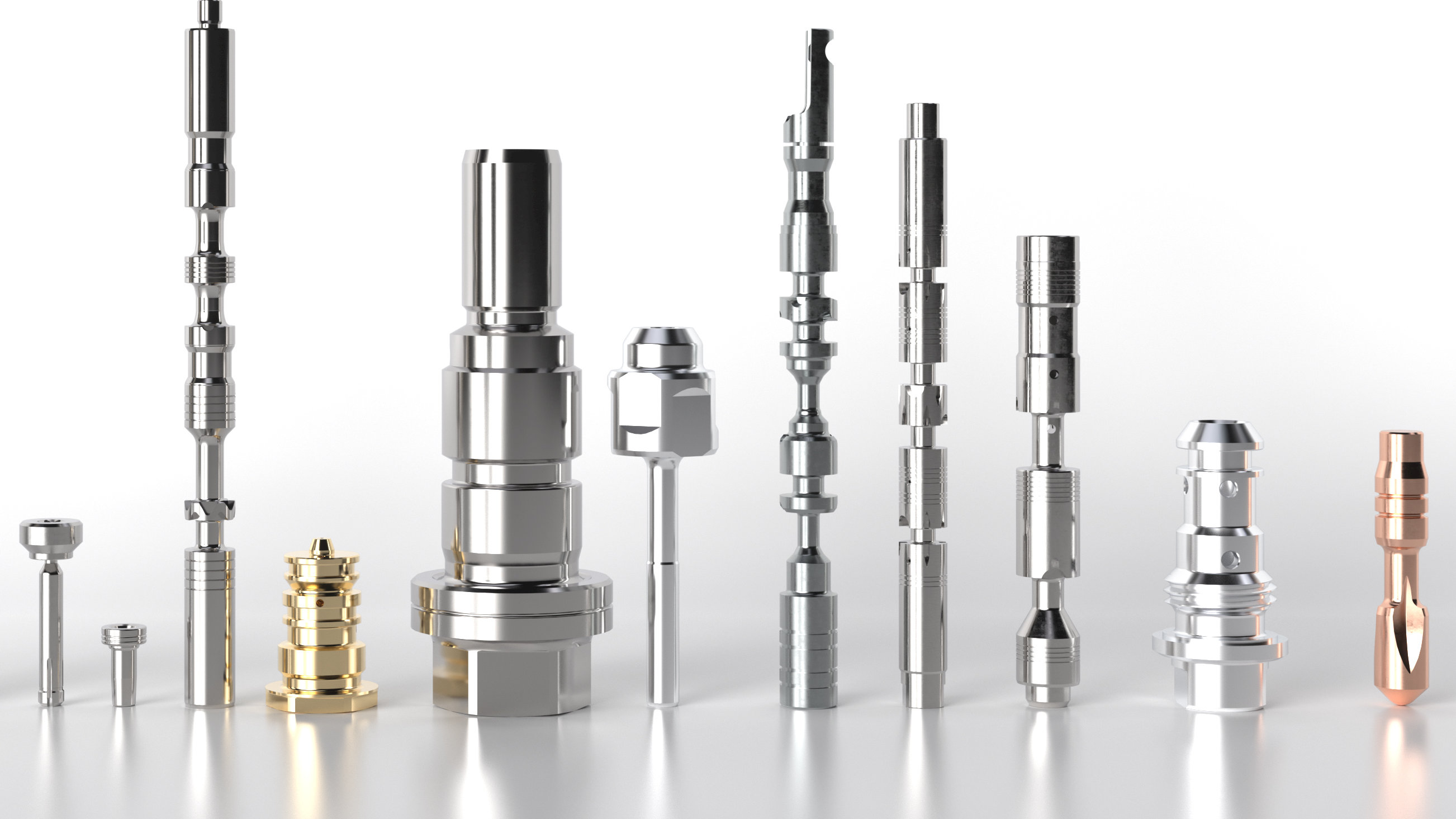 Drehteil Übersicht - Kolben Spool Steuerschieber Sicherheitsventil