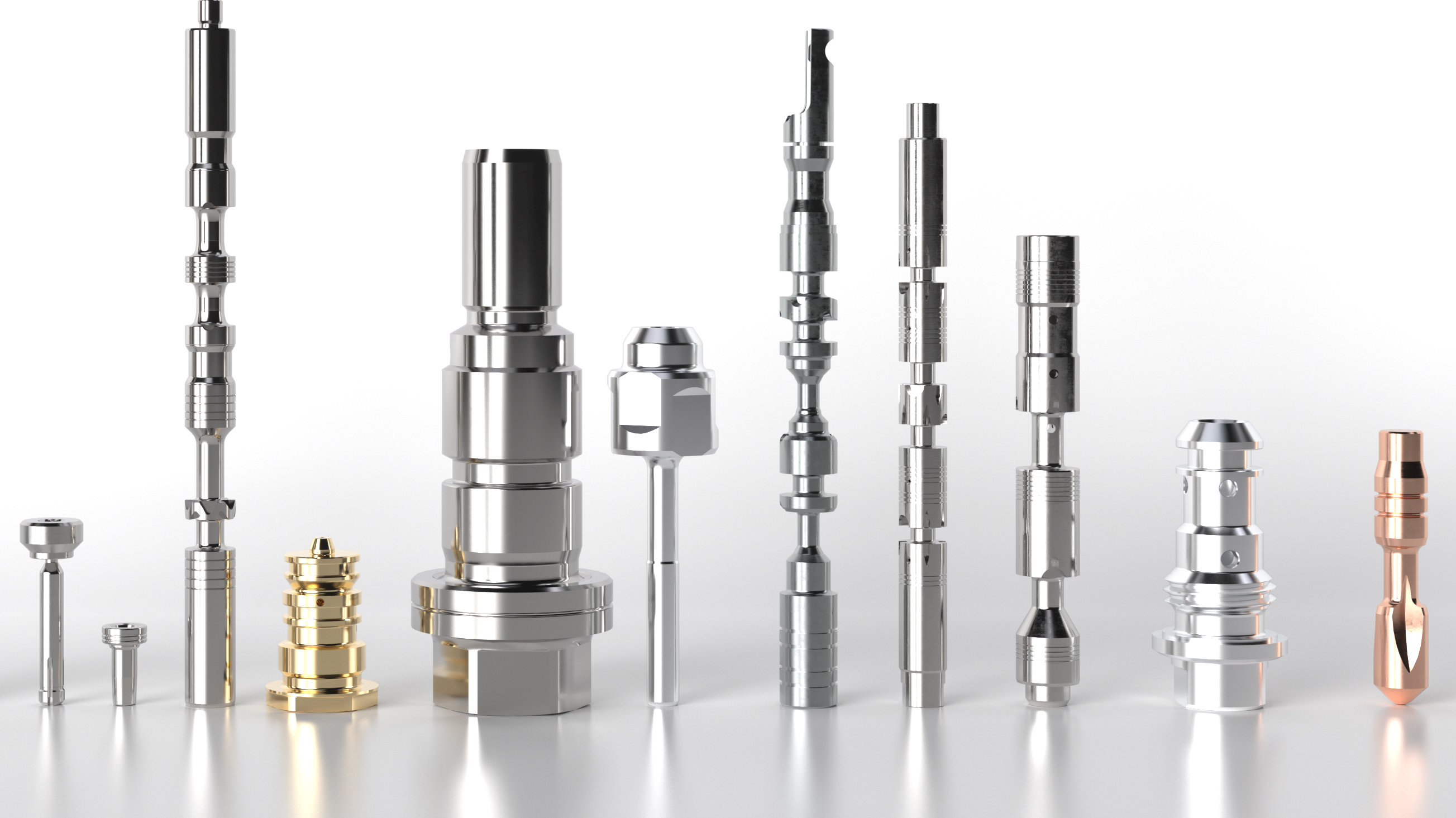 Drehteil Übersicht - Kolben Spool Steuerschieber Sicherheitsventil